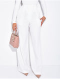 Pantalon de tailleur coupe large