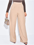 Pantalon de tailleur coupe large