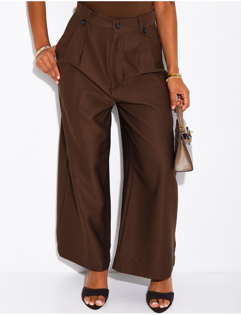 Pantalon de tailleur court