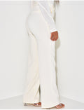 Pantalon de tailleur coupe droite