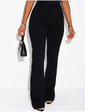 Pantalon de tailleur taille haute