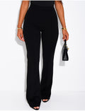 Pantalon de tailleur taille haute
