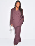 Pantalon de tailleur coupe droite