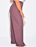 Pantalon de tailleur coupe droite