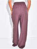Pantalon de tailleur coupe droite