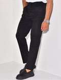 Pantalon effet lin