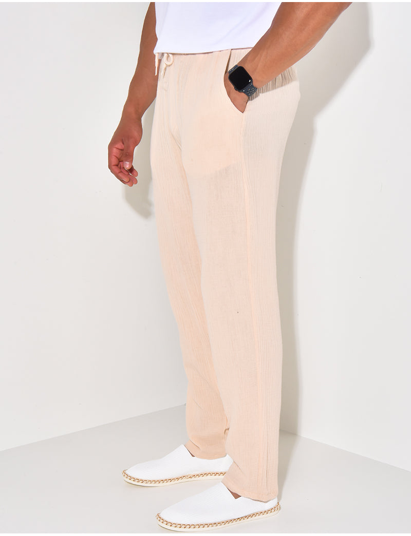 Pantalon en coton