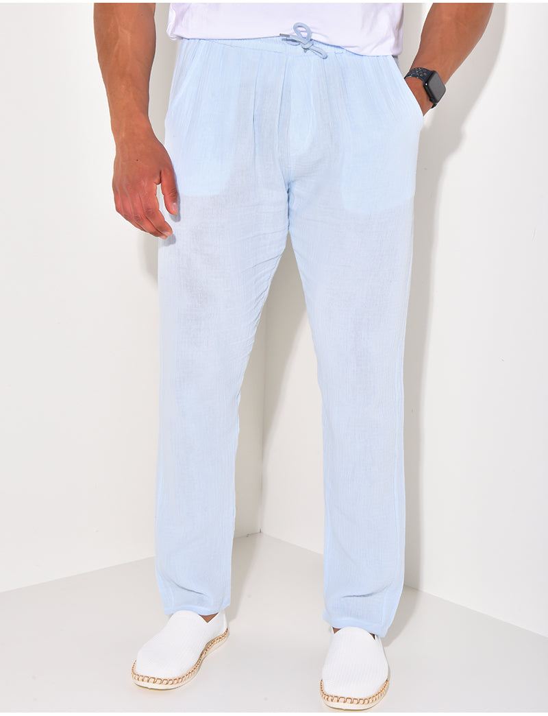 Pantalon en coton