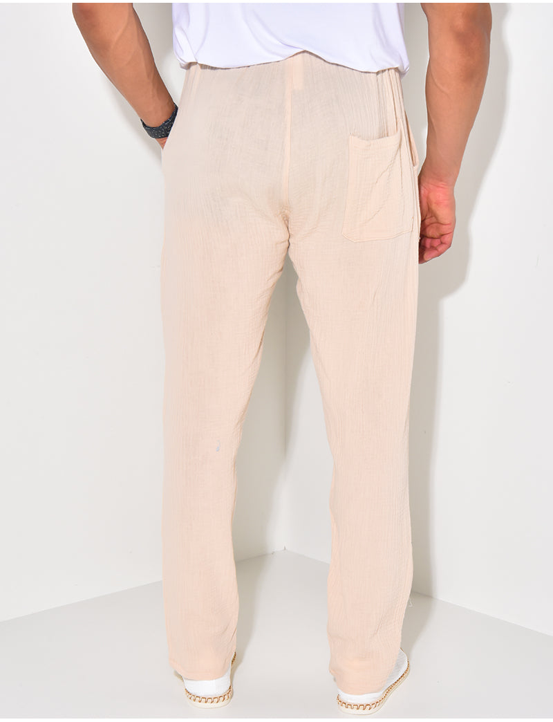 Pantalon en coton