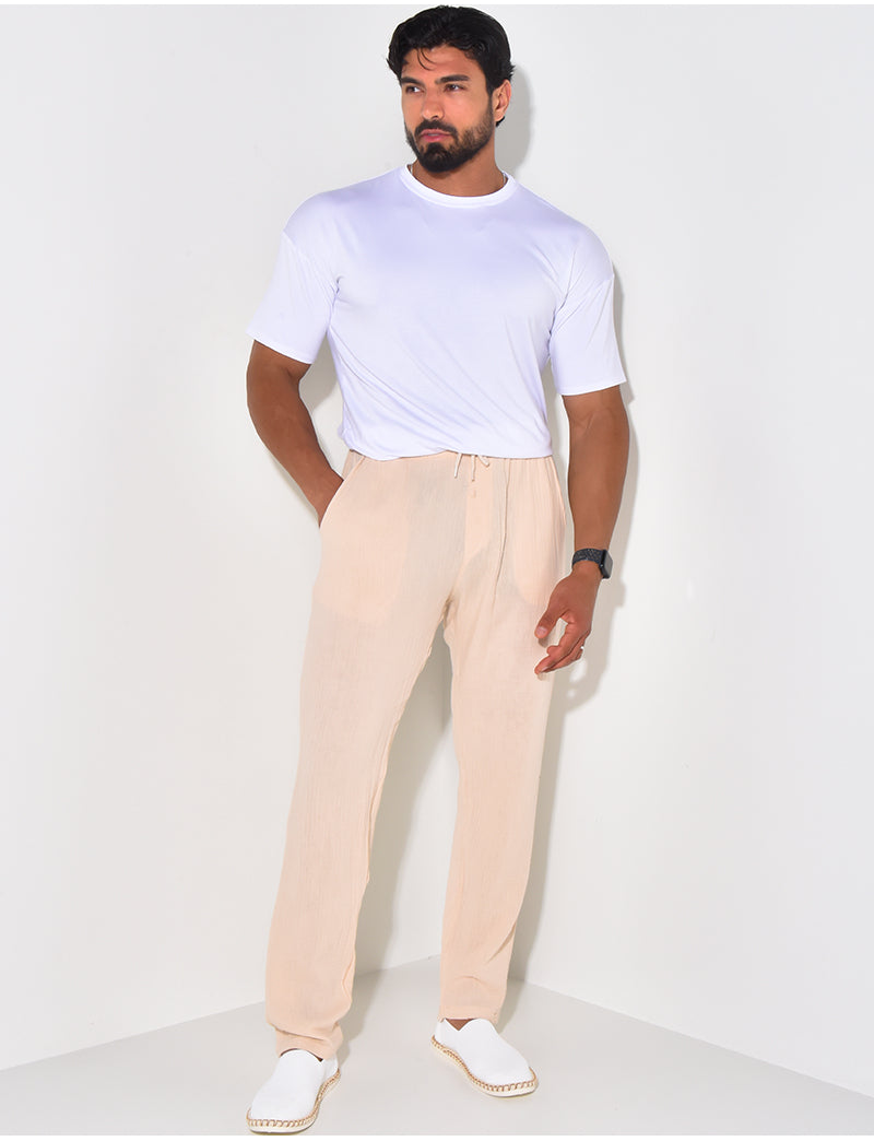 Pantalon en coton