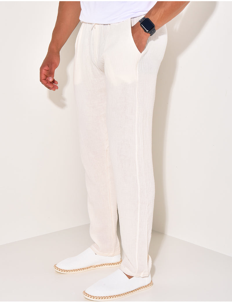 Pantalon en coton