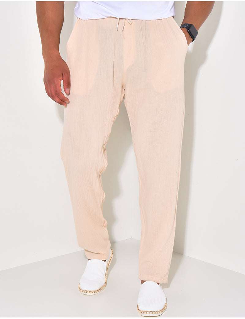 Pantalon en coton