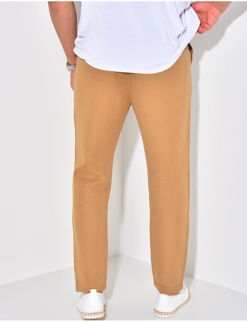 Pantalon en coton