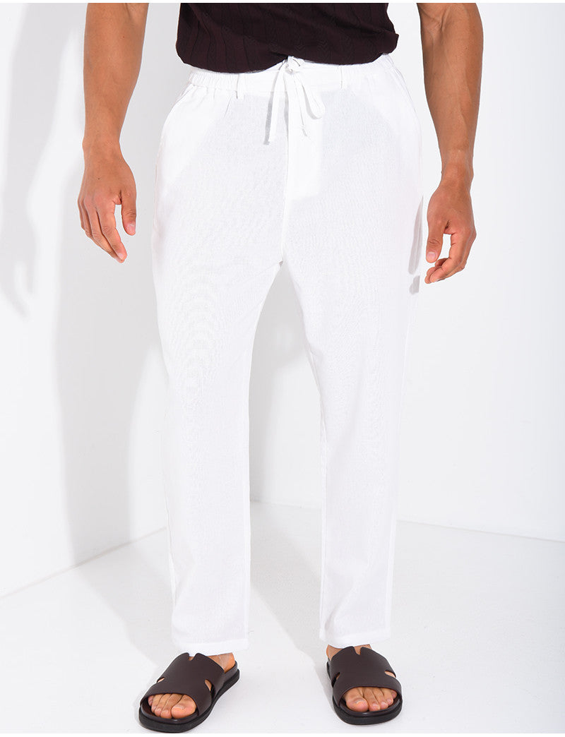 Pantalon en lin Homme