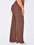 Pantalon de tailleur effet chiné