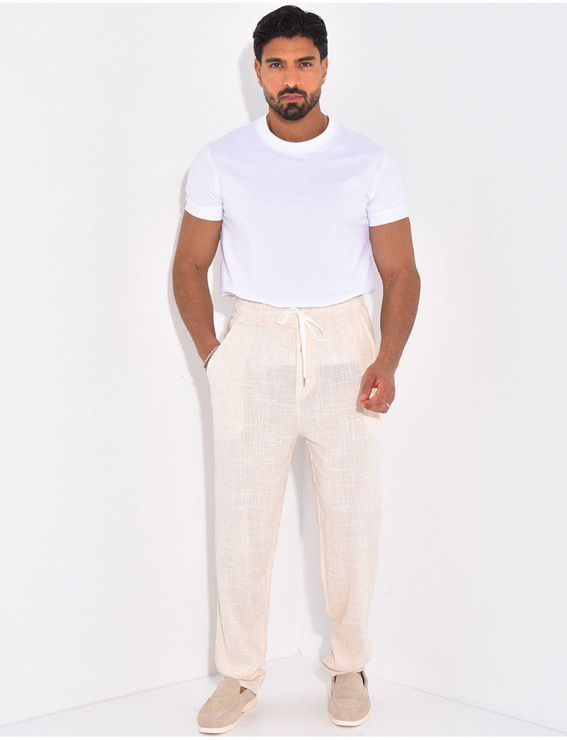 Pantalon en lin