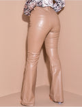 Pantalon en simili patte d'eph