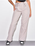 Pantalon fin large