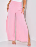 Pantalon fluide à fente