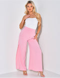 Pantalon fluide à fente