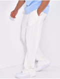 Pantalon homme à coutures apparentes