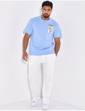 Pantalon homme à coutures apparentes