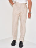 Pantalon homme à rayures