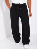 Pantalon large à taille élastique