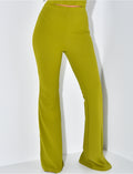 Pantalon taille haute patte d'eph