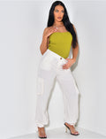 Pantalon cargo fluide
