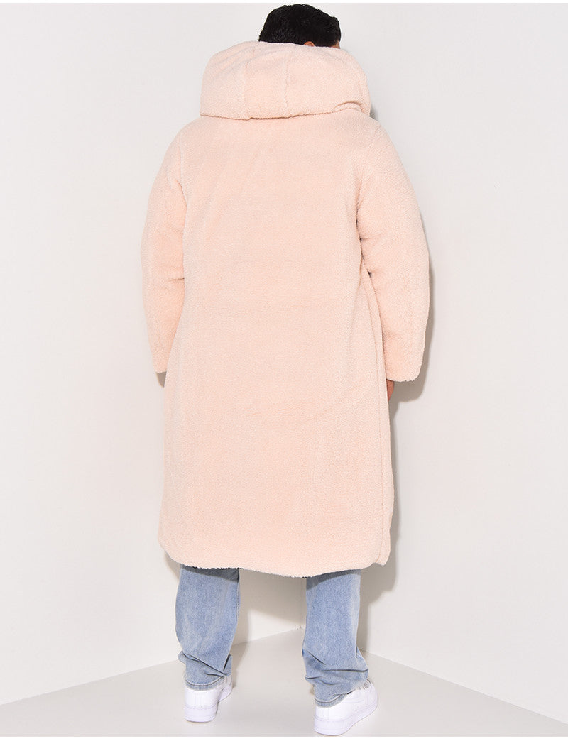 PARKA HOMME NOIR BEIGE