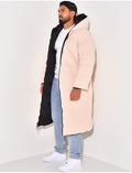 PARKA HOMME NOIR BEIGE