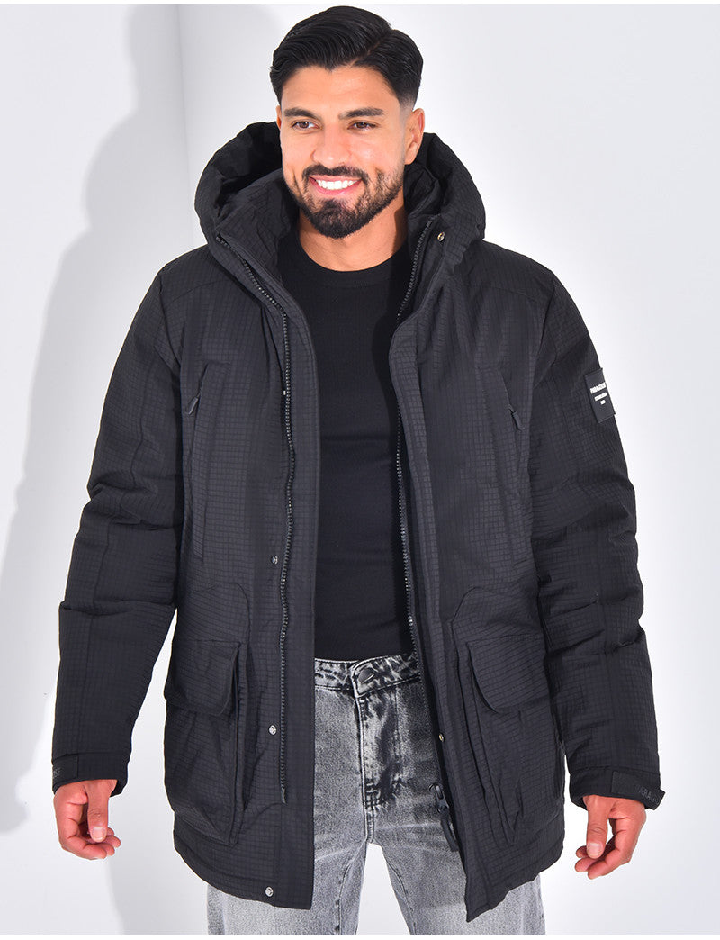 Parka texturée