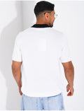 Polo à motif brodé