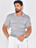 Polo côtelé cintré