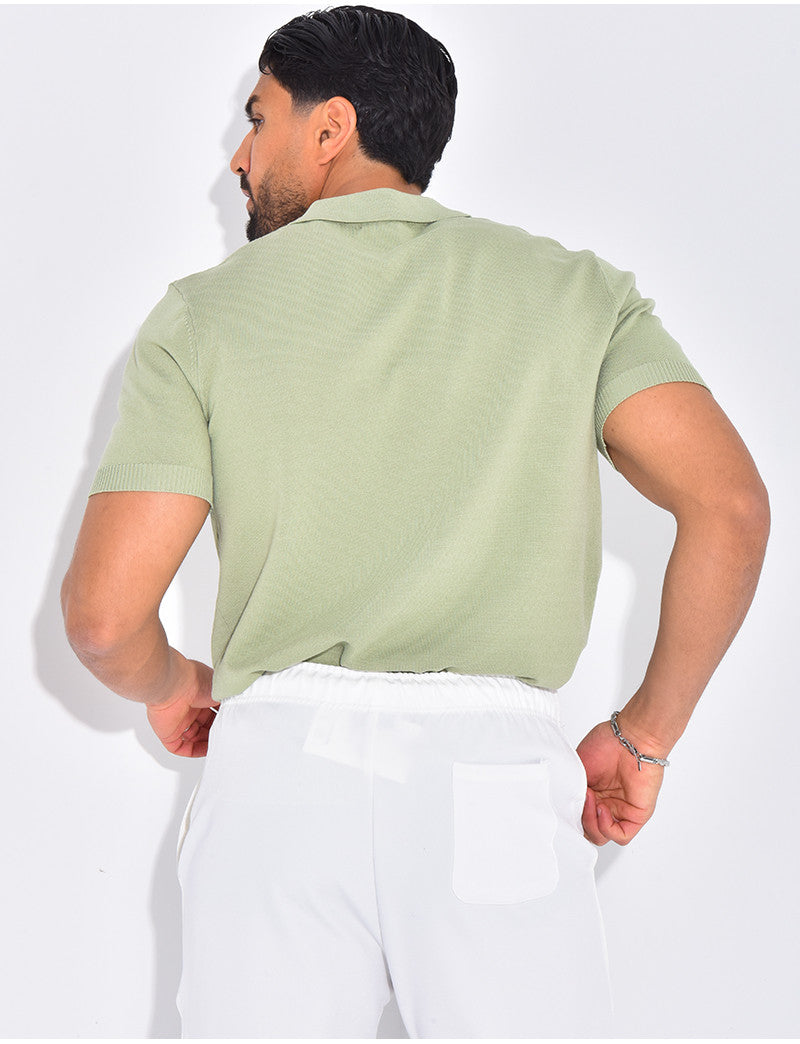 Polo côtelé