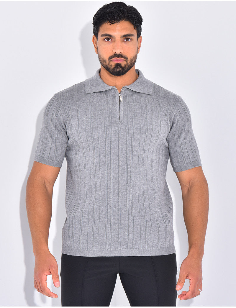 Polo côtelé