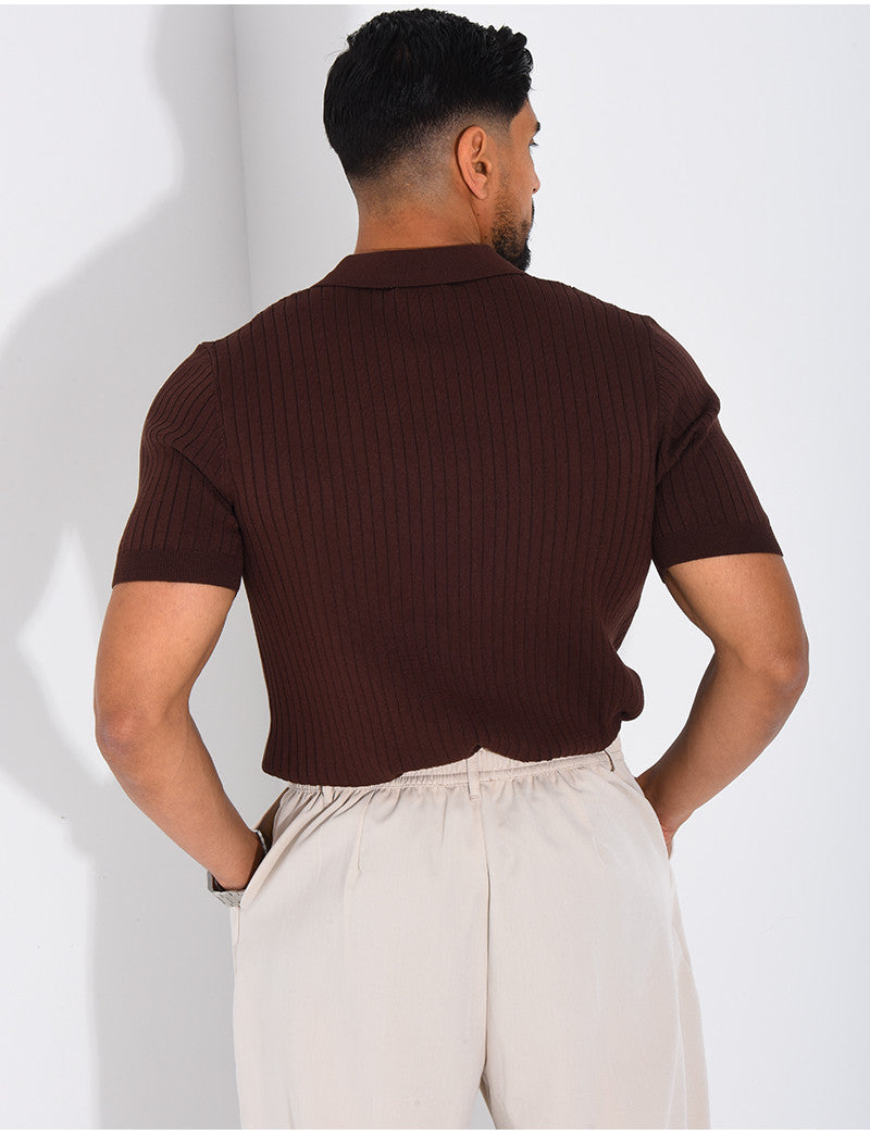 Polo côtelé