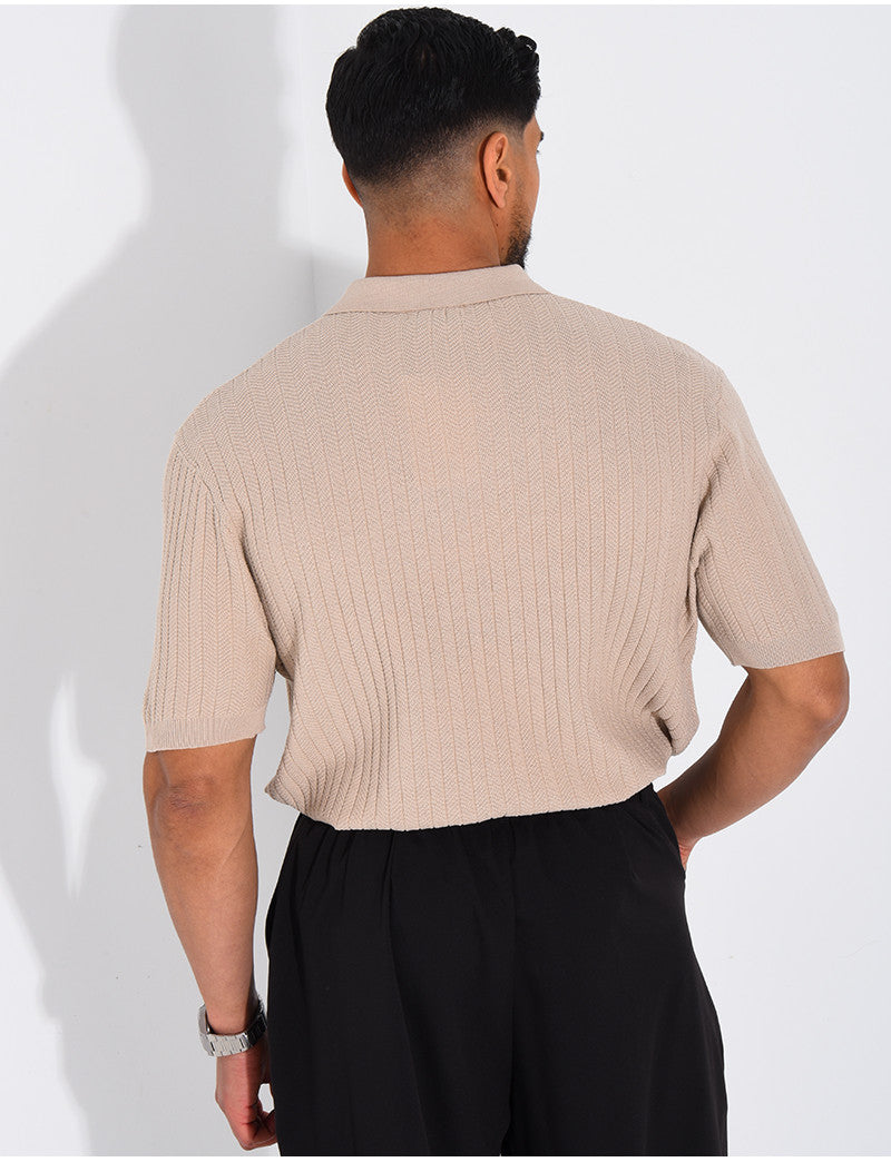 Polo côtelé