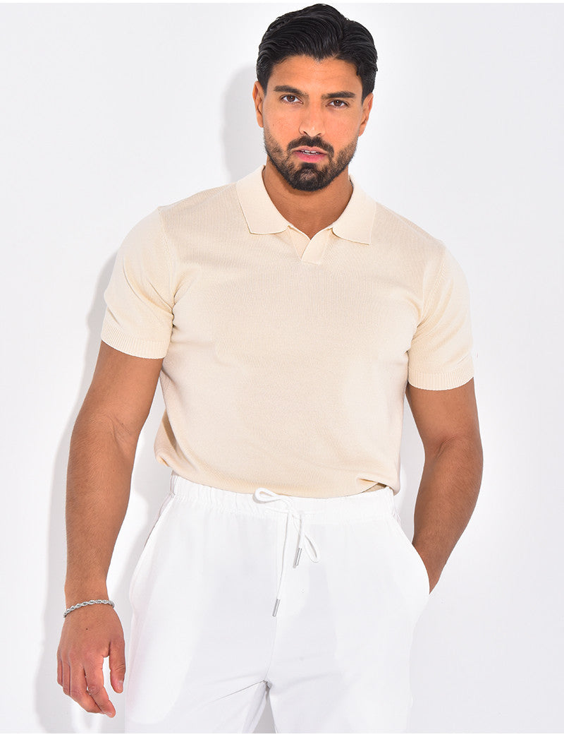 Polo côtelé