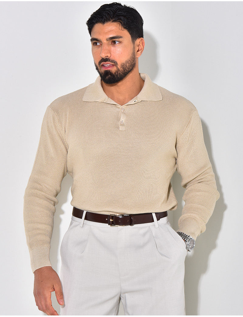 Polo côtelé