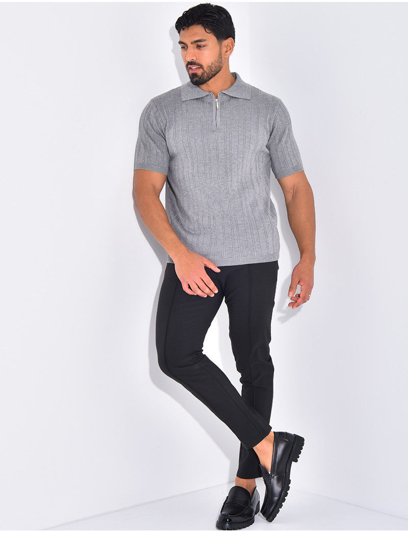Polo côtelé