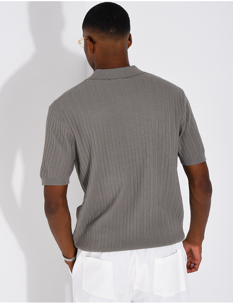 Polo côtelé