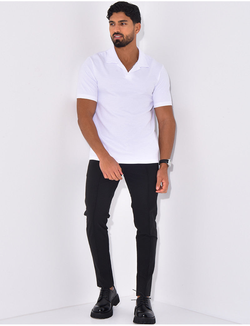 Polo côtelé