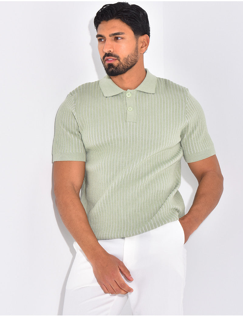 Polo côtelé