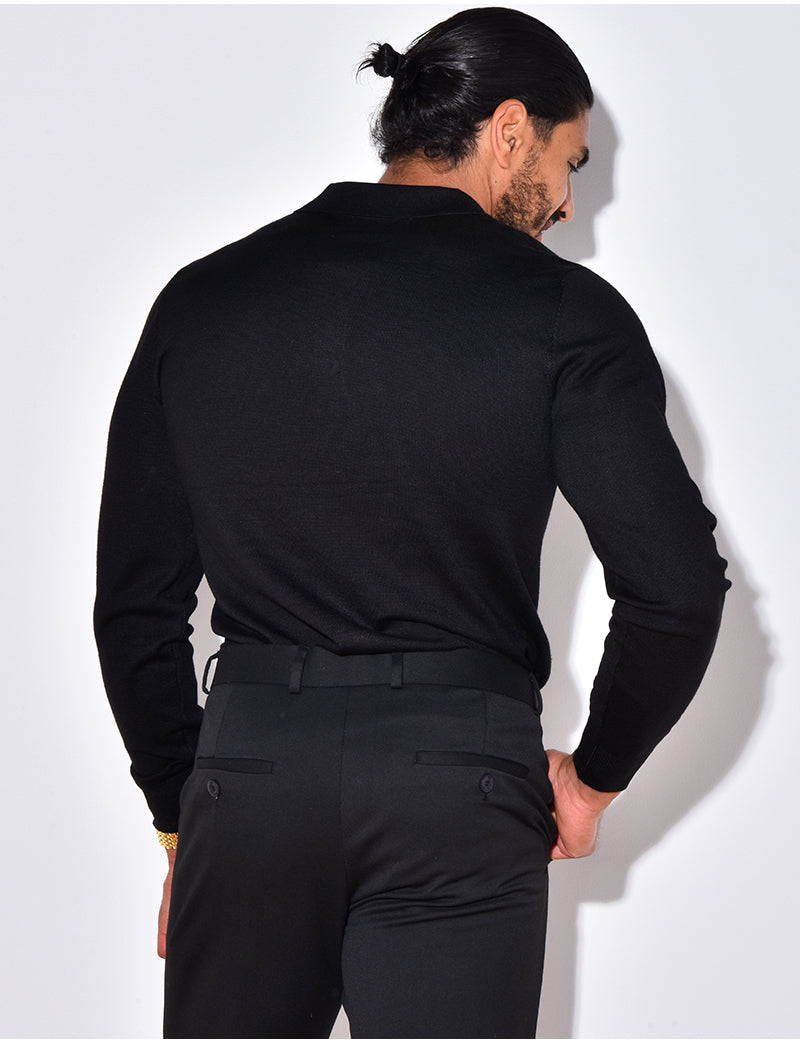Polo côtelé