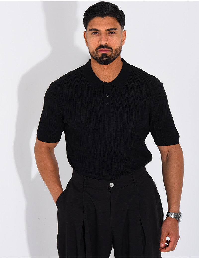 Polo côtelé