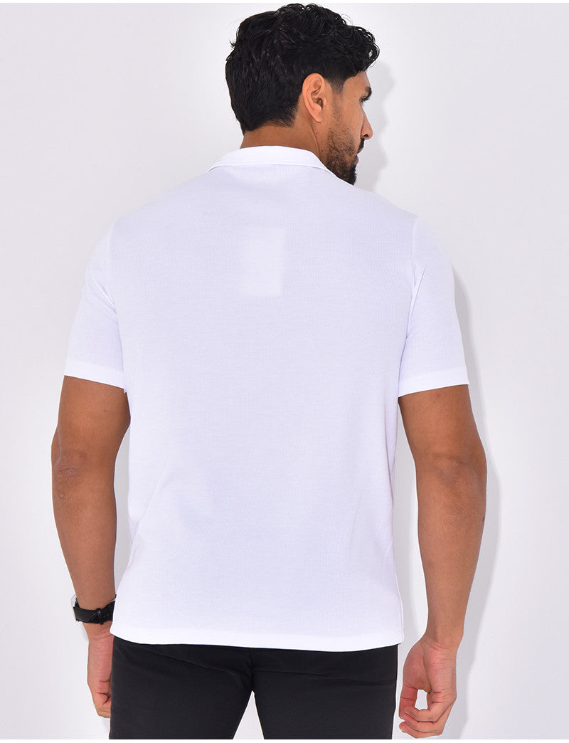Polo côtelé