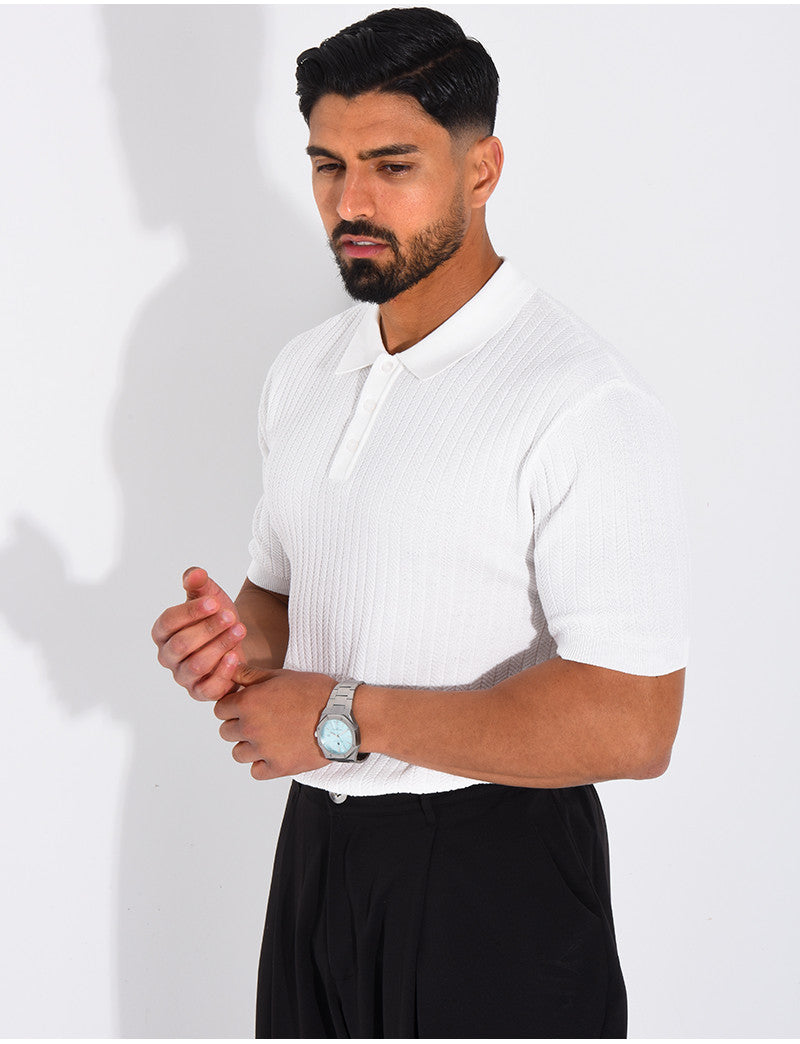 Polo côtelé