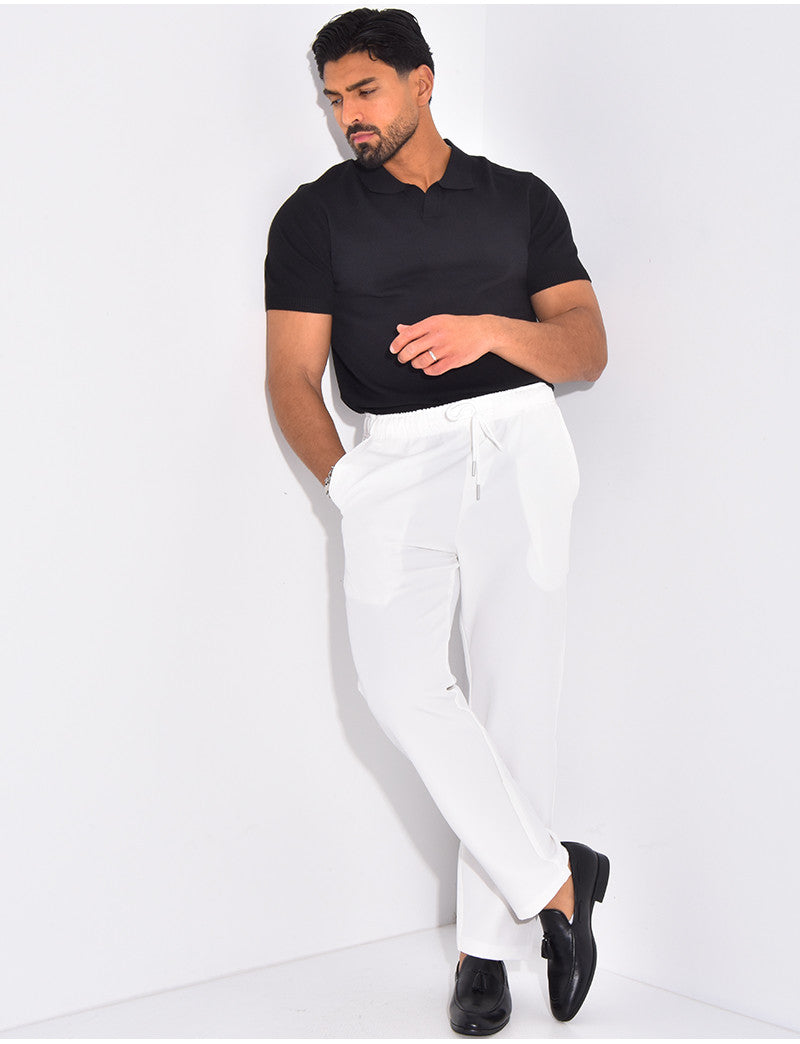 Polo côtelé